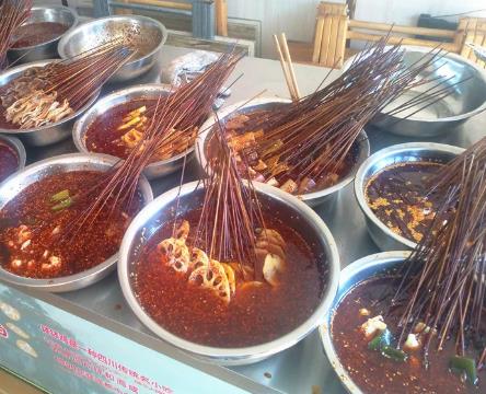 四川特色小吃，看起來很有油吃起來很香